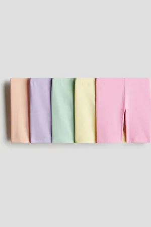 H&M 5er-Pack Baumwoll-Radlershorts - Rosa - Kinder