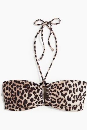 H&M Wattiertes Bandeau-Bikinitop - - Damen