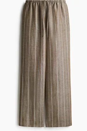 H&M Gerade Hose aus Leinenmix - - Damen
