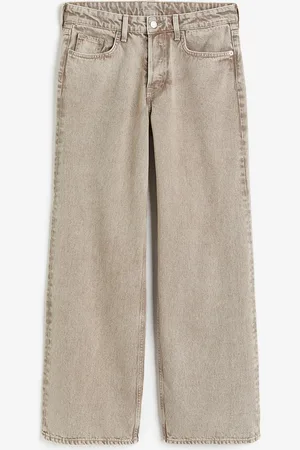 H&M Baggy Wide Low Jeans - - Damen