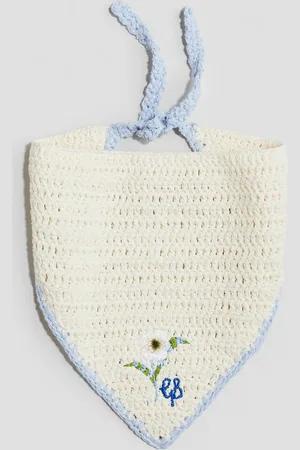 H&M Kopftuch mit Stickerei - Weiß - Kinder