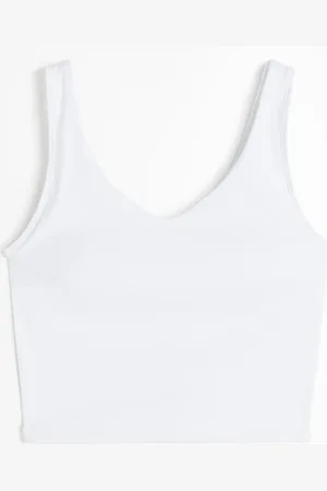 H&M Sense Bralette - Weiß - Sportswear