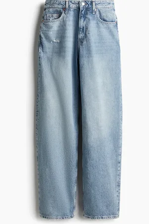 H&M Baggy High Jeans - Blau - Damen