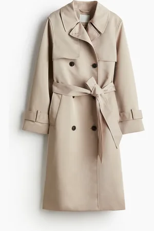 H&M Zweireihiger Trenchcoat aus Twill - - Damen