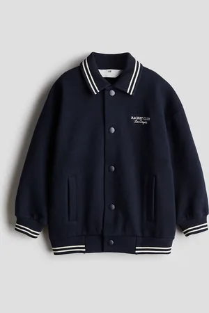 H&M Baseballjacke aus Sweatstoff - Blau - Kinder