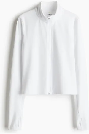 H&M Sportshirt mit SoftMove - Weiß - Sportswear