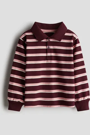 H&M Rugbyshirt aus Baumwolljersey - Rot - Kinder