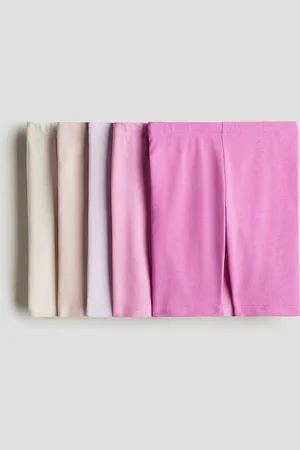 H&M 5er-Pack Baumwoll-Radlershorts - Rosa - Kinder