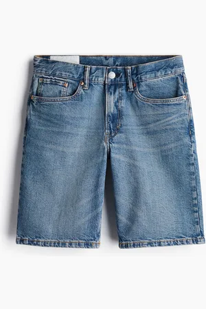 H&M Regular Denim Shorts - Blau - Herren