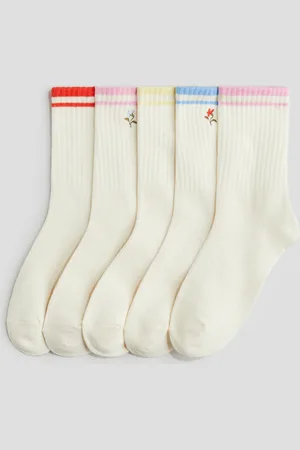 H&M 5er-Pack Socken - Weiß - Kinder