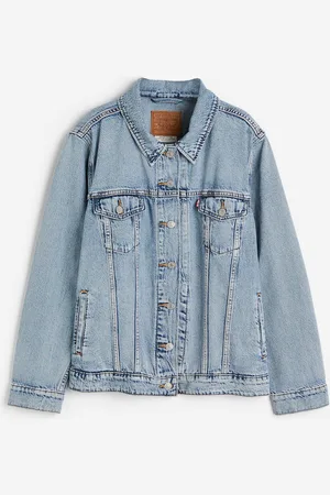 H&M Original Trucker Jacket (plus) - Blau - Damen