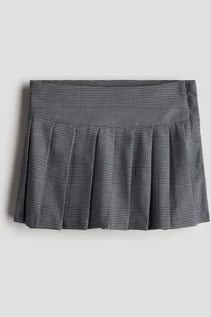 H&M Faltenrock aus Twill - - Kinder
