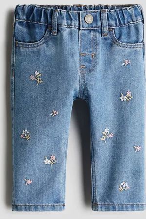 H&M Jeans mit Stickereien - Blau - Kinder