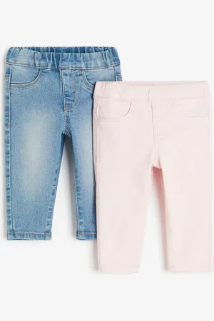 H&M 2er-Pack Treggings - Blau - Kinder