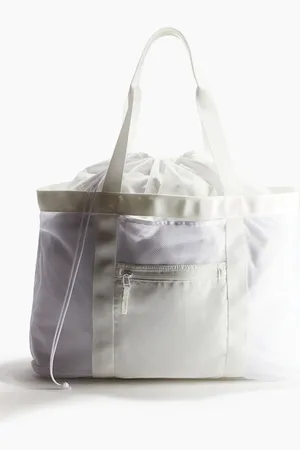 H&M Sporttasche aus Mesh - Weiß - Damen