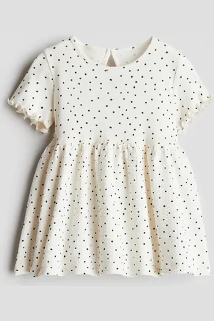 H&M Ausgestelltes Kleid - Weiß - Kinder