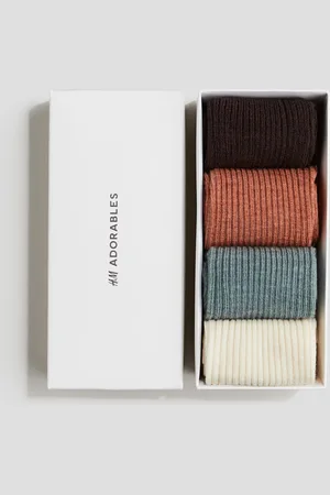 H&M 4er-Pack Socken aus Wollmix - - Kinder