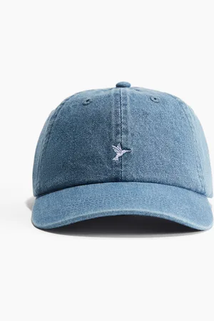H&M Baumwollcap mit Stickerei - Blau - Herren