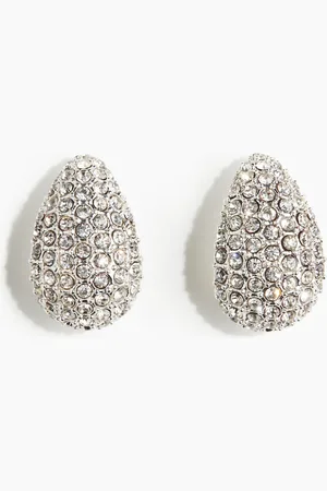 H&M Ohrringe mit Strass - - Damen