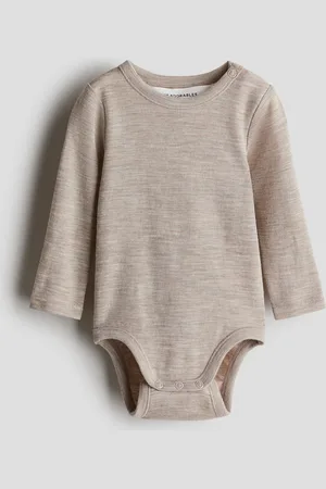 H&M Body aus Wolljersey - Braun - Kinder