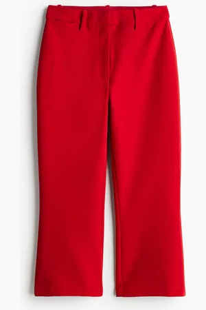 H&M Elegante Caprihose - Rot - Damen