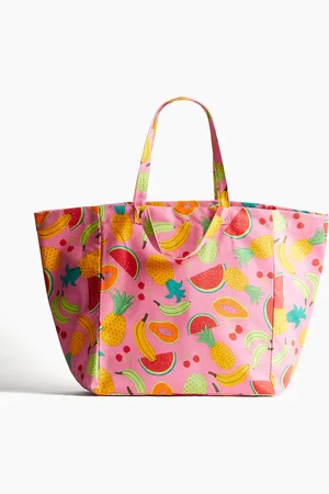 H&M Gemusterte Strandtasche - Rosa - Kinder