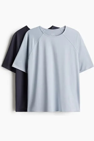 H&M 2er-Pack Sportshirts mit DryMove - Blau - Sportswear
