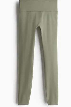 H&M Knöchellange Sportleggings mit SoftMove - Grün - Sportswear