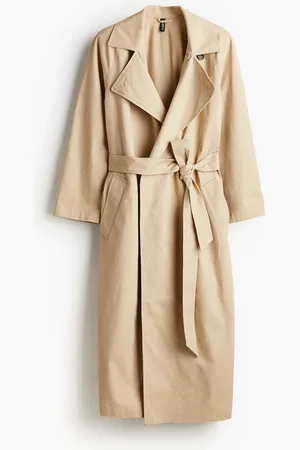 H&M Trenchcoat mit Schulterpolstern - - Damen