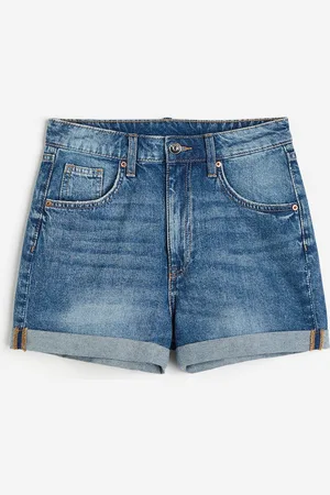 H&M Jeansshorts High Waist - Blau - Damen