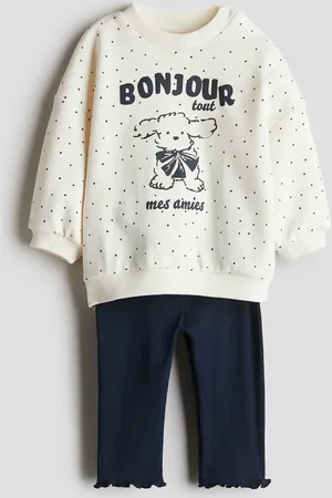 H&M 2-teiliges Set mit Motivprint - Weiß - Kinder