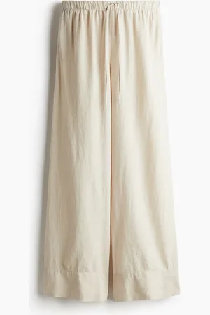 H&M Weite Hose aus Leinenmix - - Damen