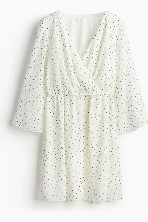 H&M MAMA Stillkleid aus Chiffon - Weiß - Damen