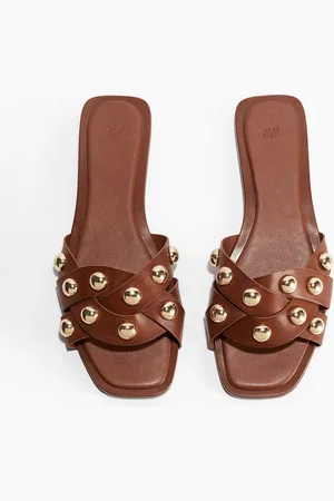 H&M Sandalen mit Flechtriemen - - Damen