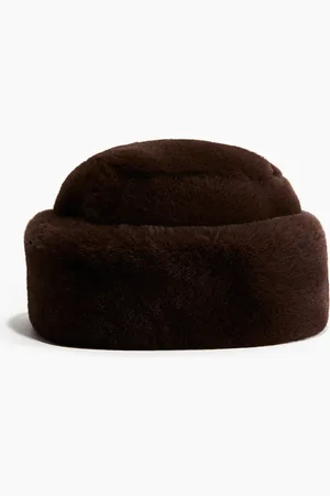 H&M Flauschige Mütze - Braun - Damen