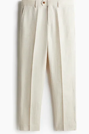 H&M Elegante Hose aus Leinenmix in Regular Fit - - Herren