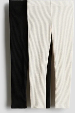 H&M 2er-Pack Leggings aus Rippstrick - - Kinder