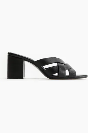 H&M Ledersandaletten mit Absatz - - Damen