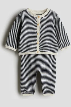H&M 2-teiliges Feinstrickset - Blau - Kinder