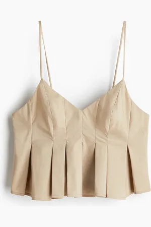H&M Trägertop mit Falten - - Damen