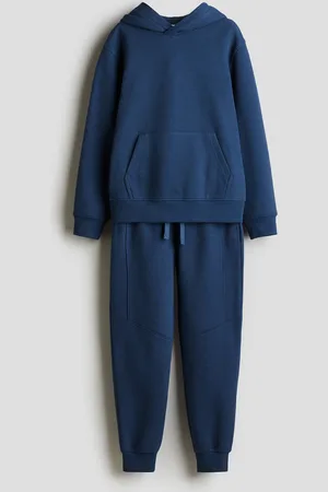 H&M Zweiteiler aus Pikee - Blau - Kinder