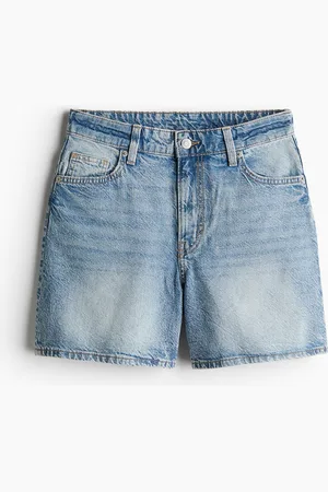 H&M Bermuda High Jeansshorts - Blau - Damen