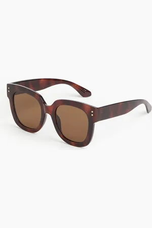 H&M Eckige Sonnenbrille - Braun - Damen