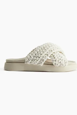 H&M Woven Sandal - Weiß - Damen
