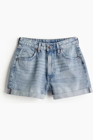 H&M Jeansshorts High Waist - Blau - Damen