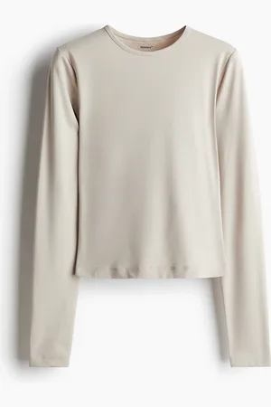 H&M Sportshirt mit DryMove - Braun - Sportswear