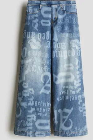 H&M Weite Hose im Denimlook - Blau - Kinder