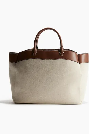 H&M Canvas-Shopper - Weiß - Damen