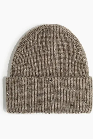 H&M Beanie in Rippstrick - - Damen