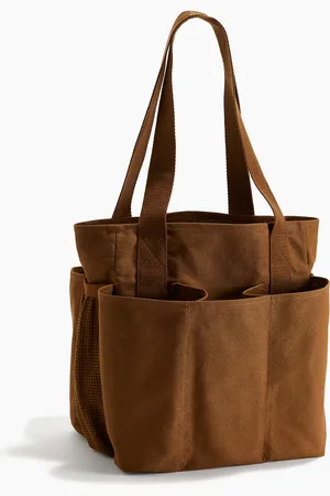 H&M Shopper aus Baumwollcanvas - Gelb - Damen